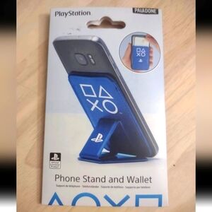 PlayStation Paladone Phone Wallet Stand Accessory Blue Video Game Symbol